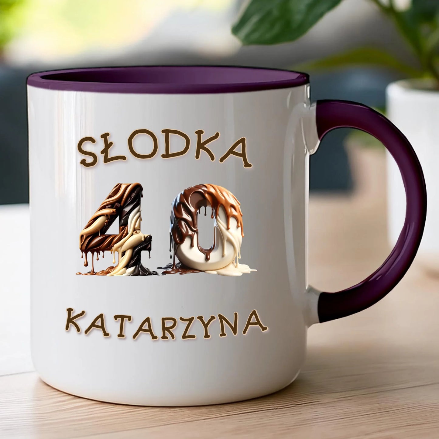 Kubek personalizowany na urodziny - słodkie liczby #5010