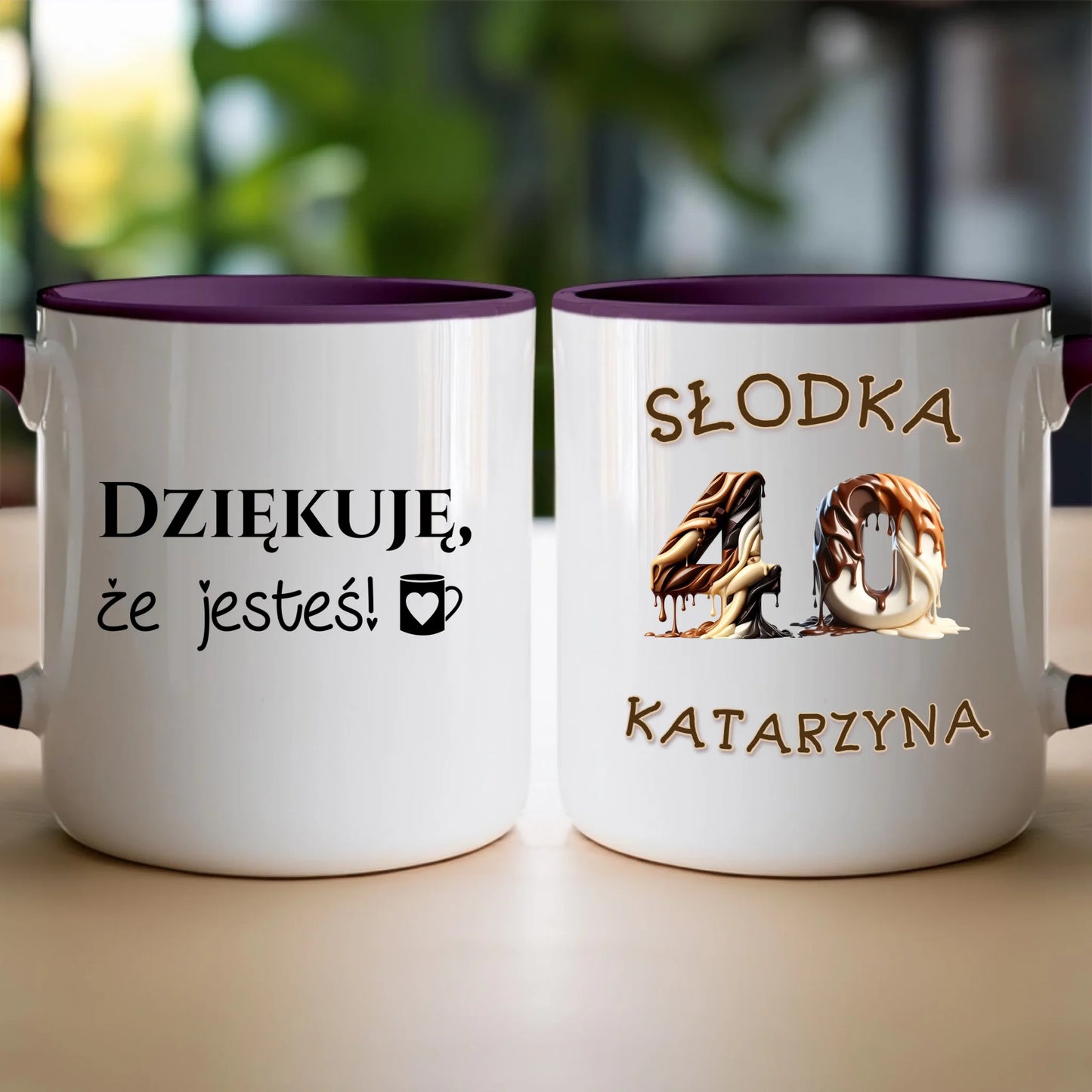 Kubek personalizowany na urodziny - słodkie liczby #5010
