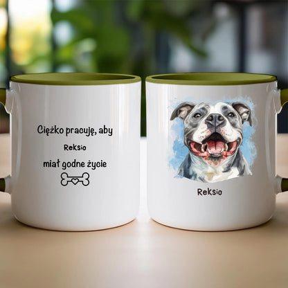 Kubek personalizowany z psem #1100