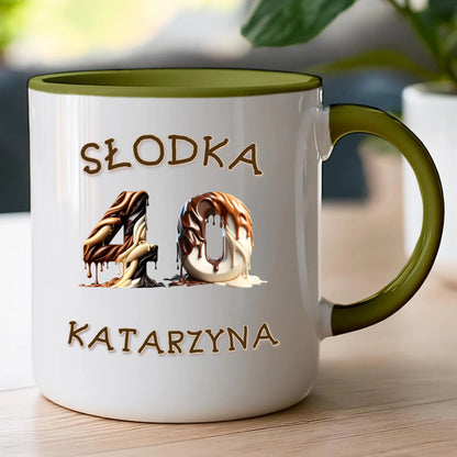 Kubek personalizowany na urodziny - słodkie liczby #5010