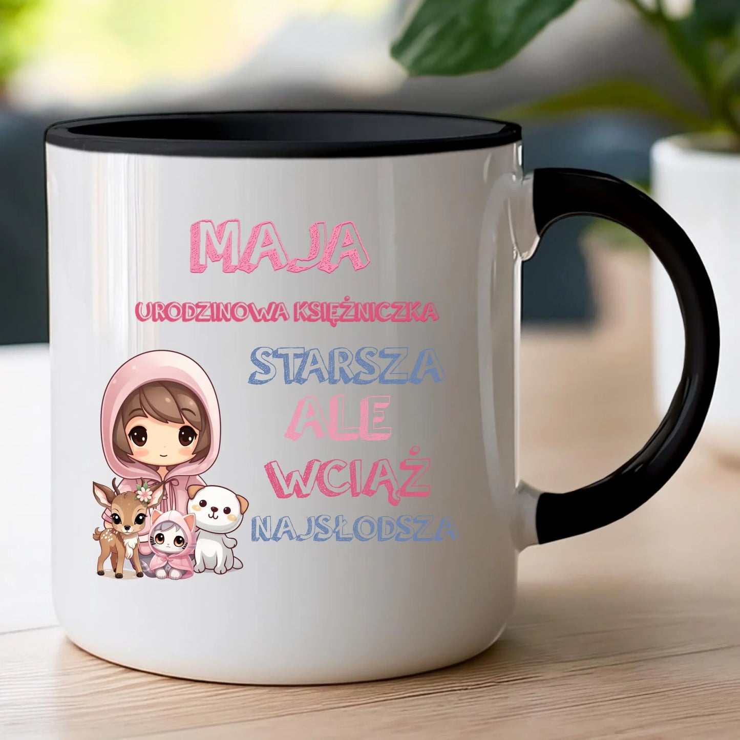 Kubek personalizowany na urodziny - urodzinowa księżniczka #5007