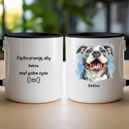 Kubek personalizowany z psem #1100