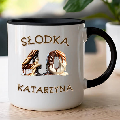 Kubek personalizowany na urodziny - słodkie liczby #5010