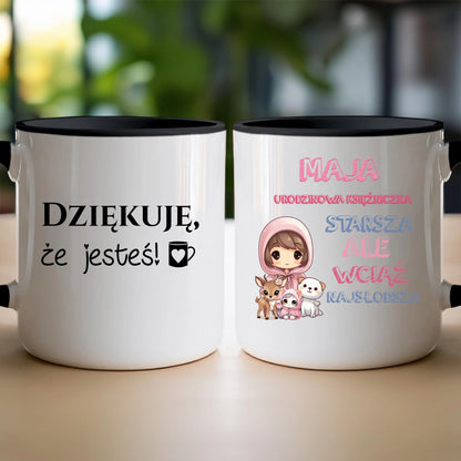 Kubek personalizowany na urodziny - urodzinowa księżniczka #5007