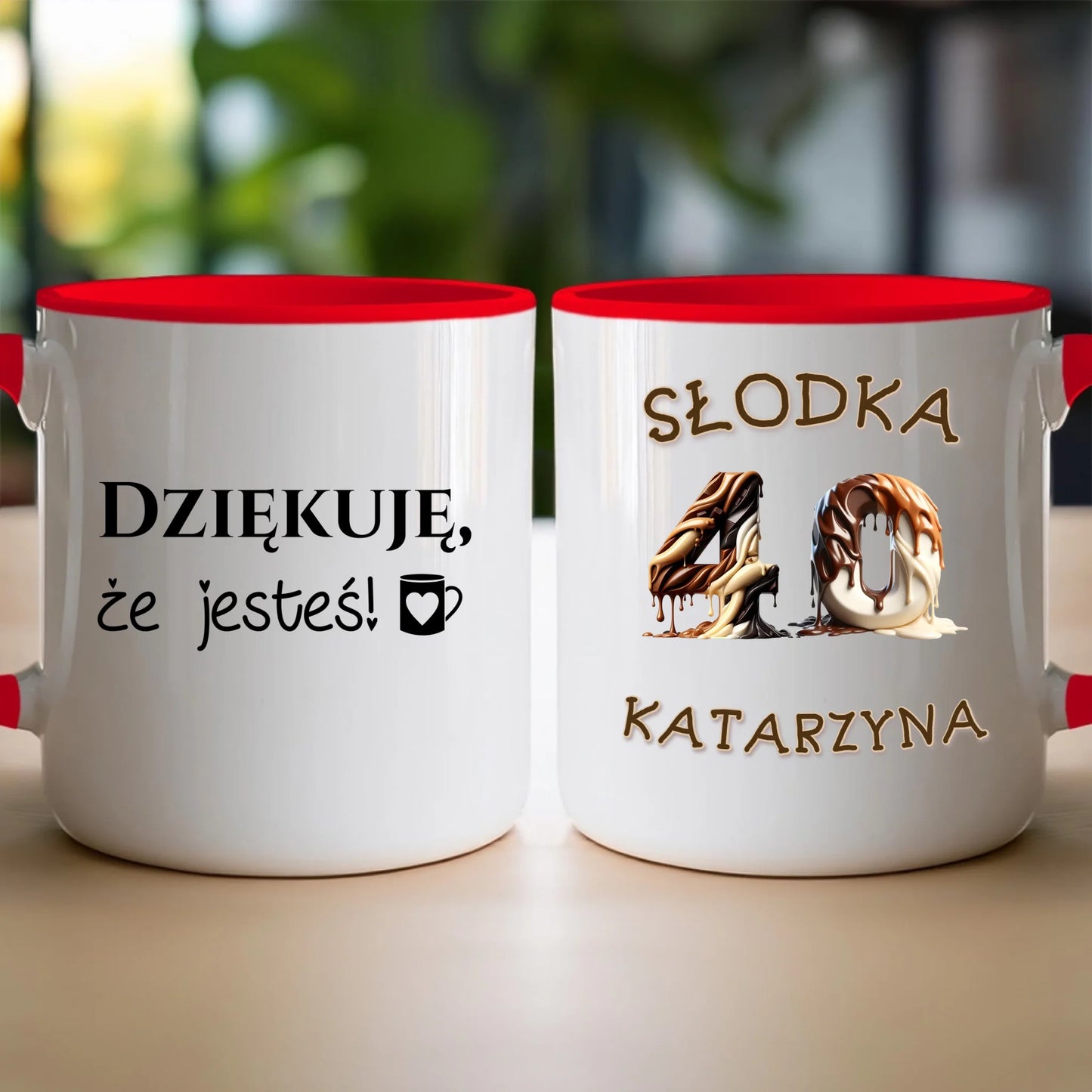 Kubek personalizowany na urodziny - słodkie liczby #5010