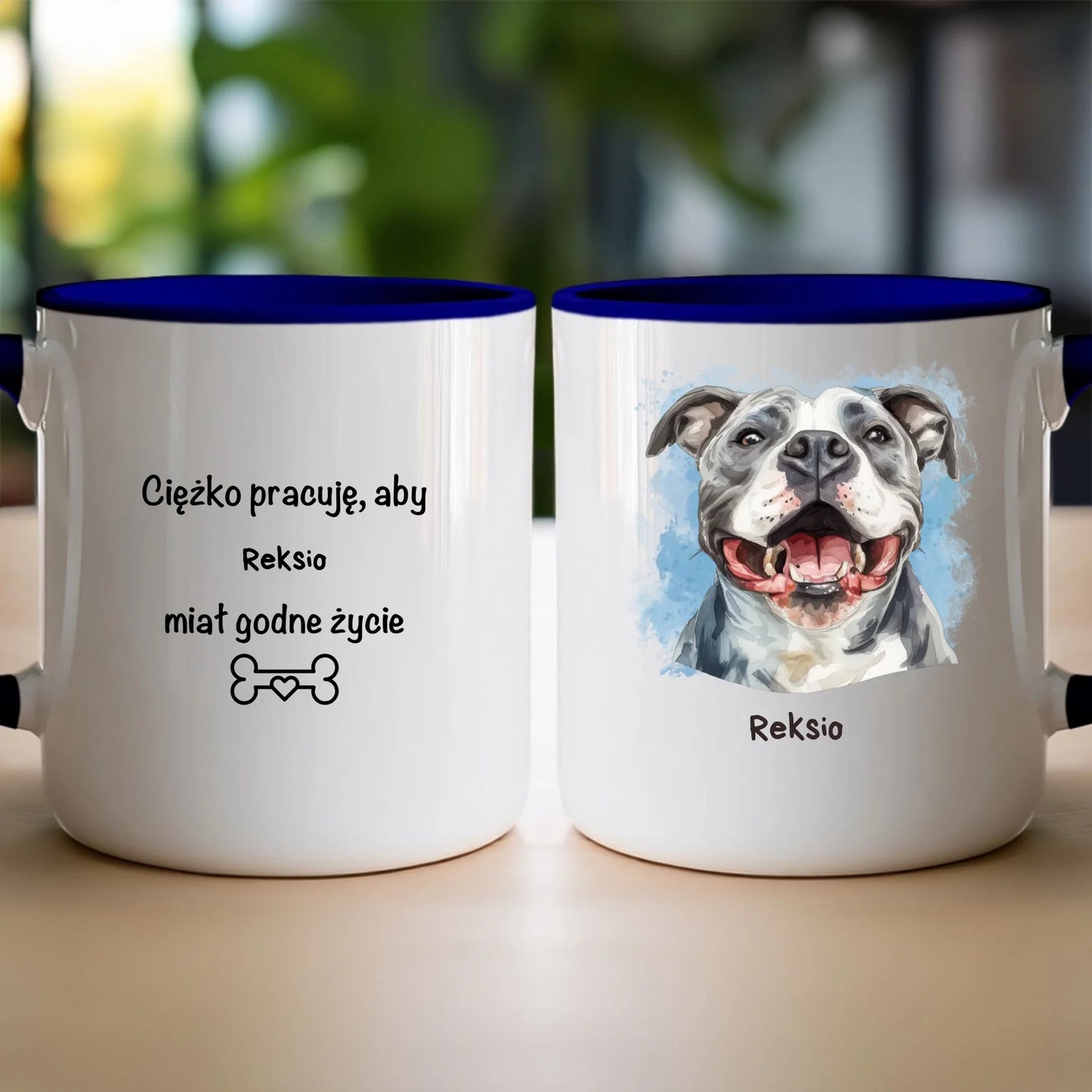 Kubek personalizowany z psem #1100