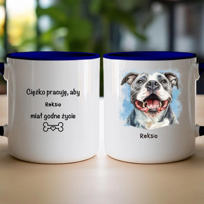 Kubek personalizowany z psem #1100