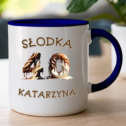 Kubek personalizowany na urodziny - słodkie liczby #5010