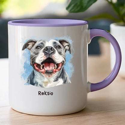 Kubek personalizowany z psem #1100