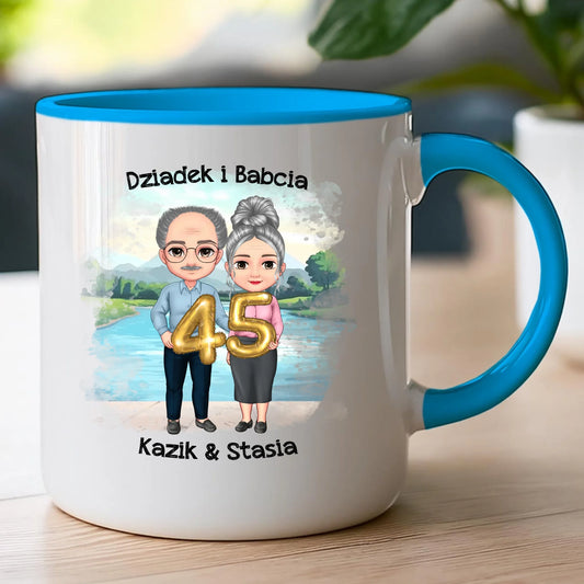 Kubek personalizowany dla babci i dziadka #606