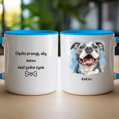 Kubek personalizowany z psem #1100