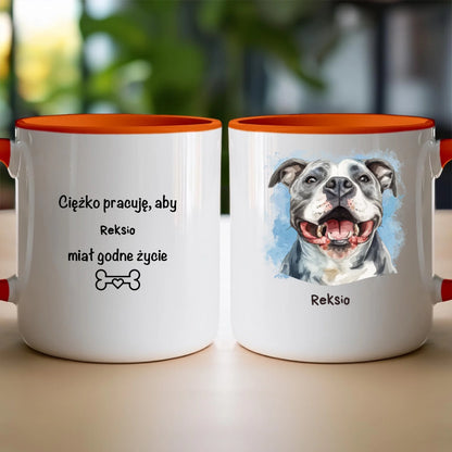 Kubek personalizowany z psem #1100
