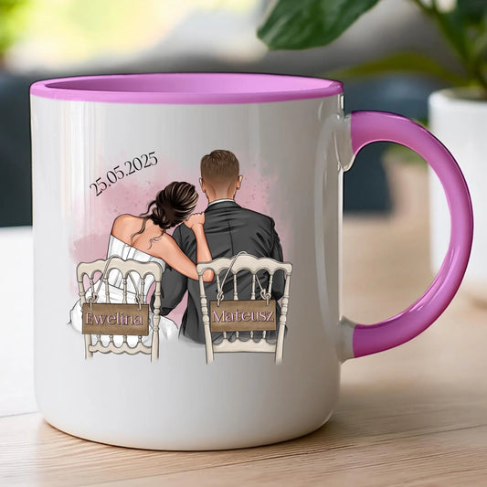 Kubek personalizowany dla młodej pary #370