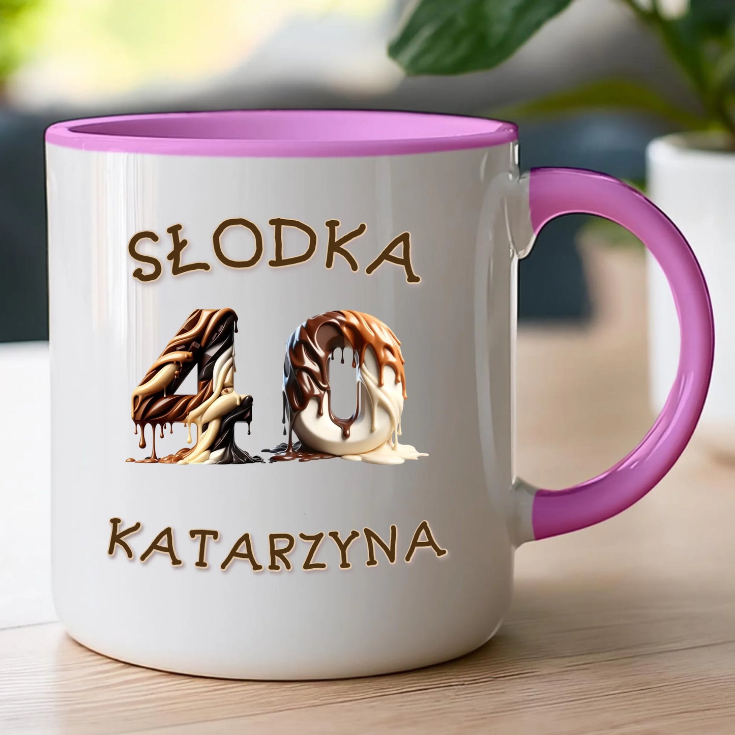 Kubek personalizowany na urodziny - słodkie liczby #5010