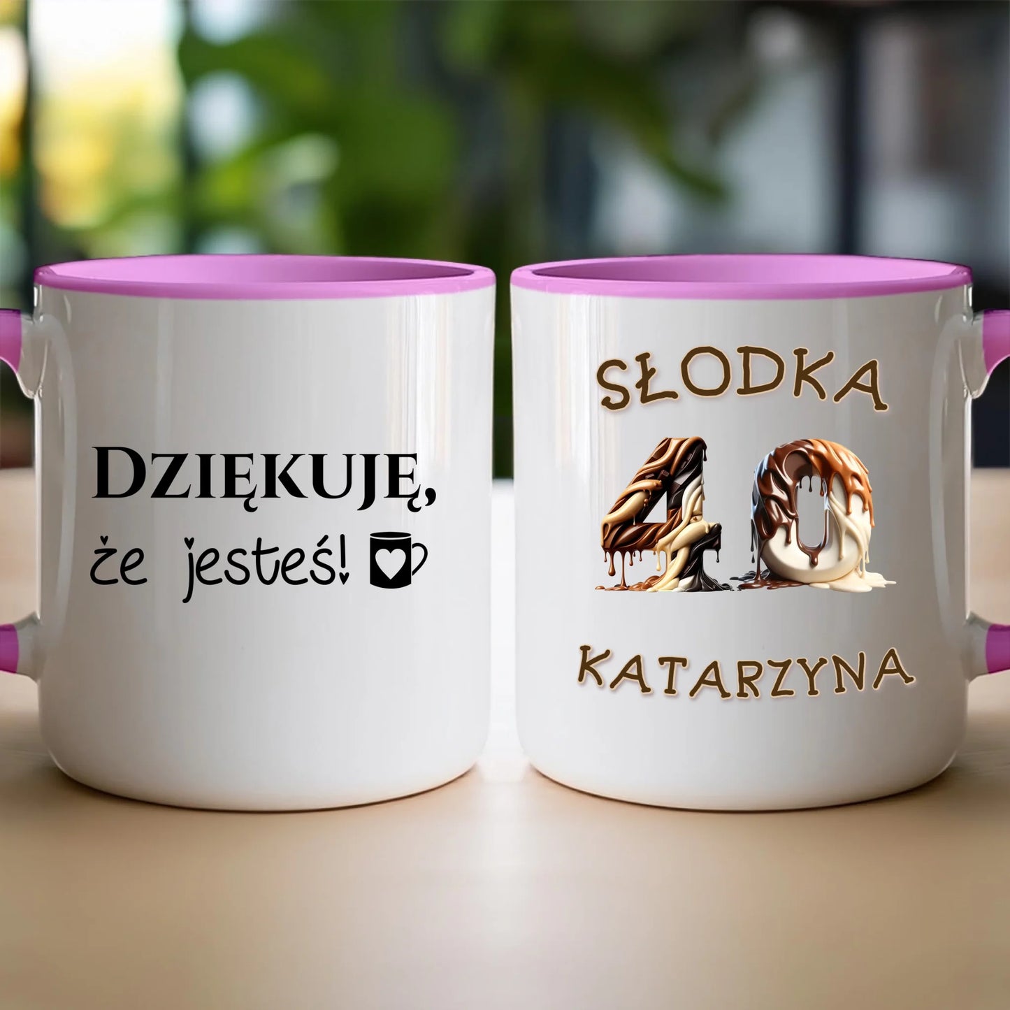 Kubek personalizowany na urodziny - słodkie liczby #5010