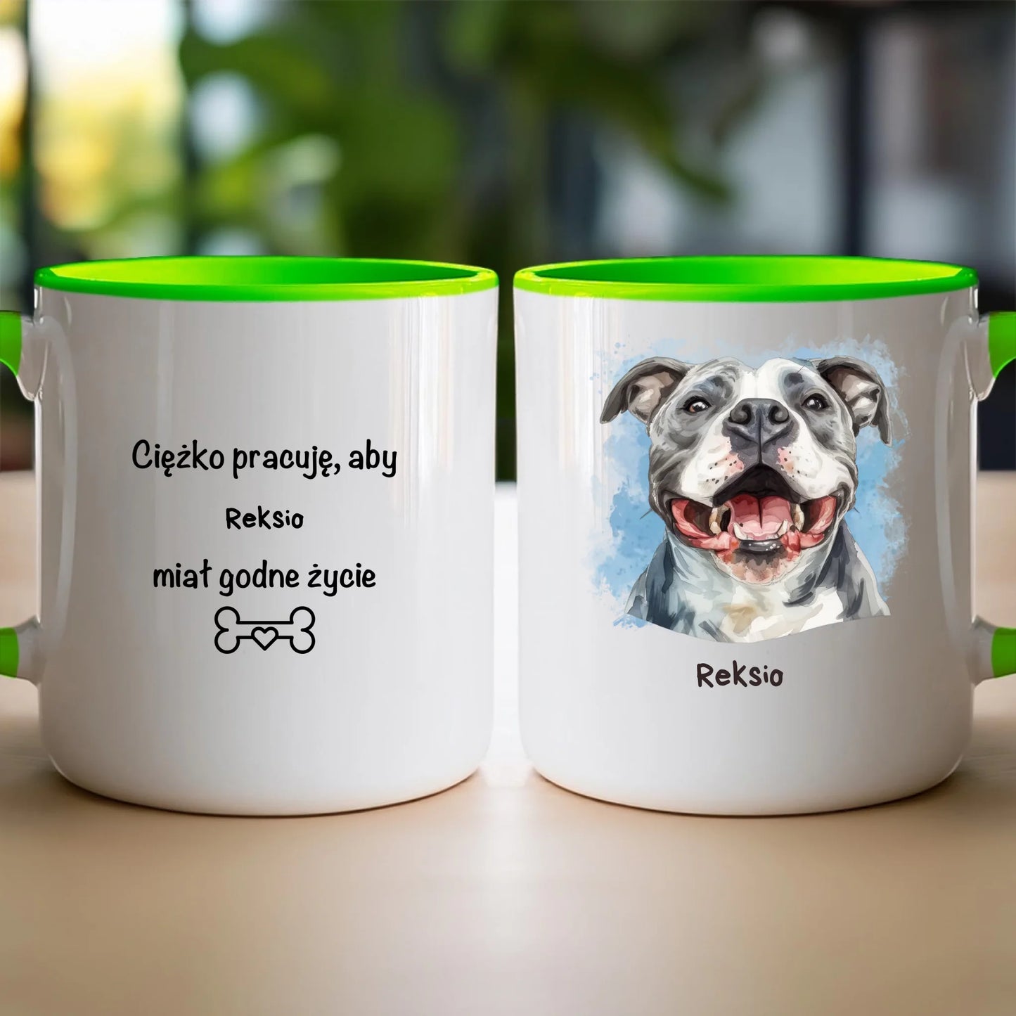 Kubek personalizowany z psem #1100
