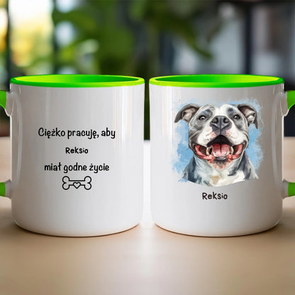 Kubek personalizowany z psem #1100