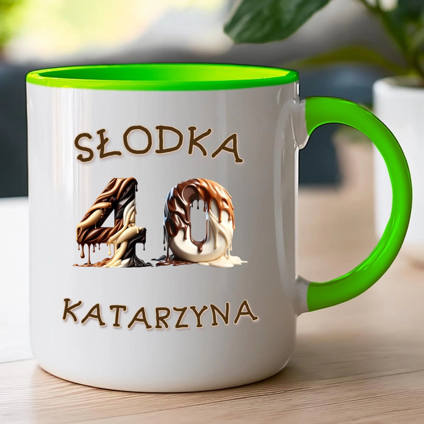 Kubek personalizowany na urodziny - słodkie liczby #5010