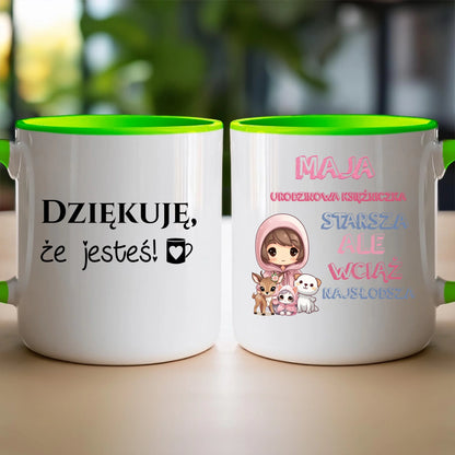 Kubek personalizowany na urodziny - urodzinowa księżniczka #5007