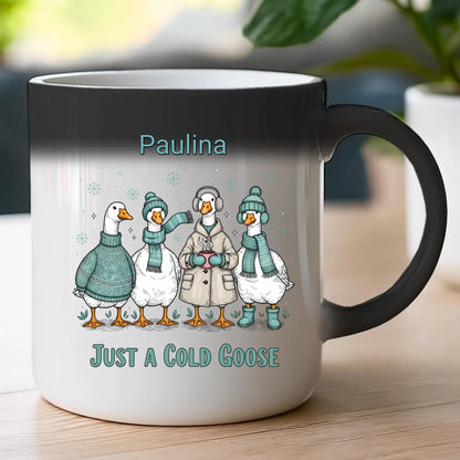 Kubek personalizowany - świąteczne gęsi #297