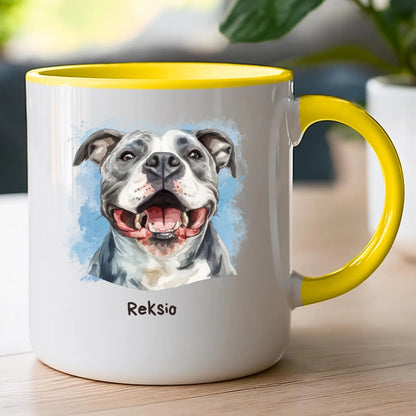 Kubek personalizowany z psem #1100