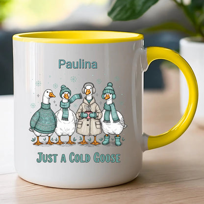 Kubek personalizowany - świąteczne gęsi #297