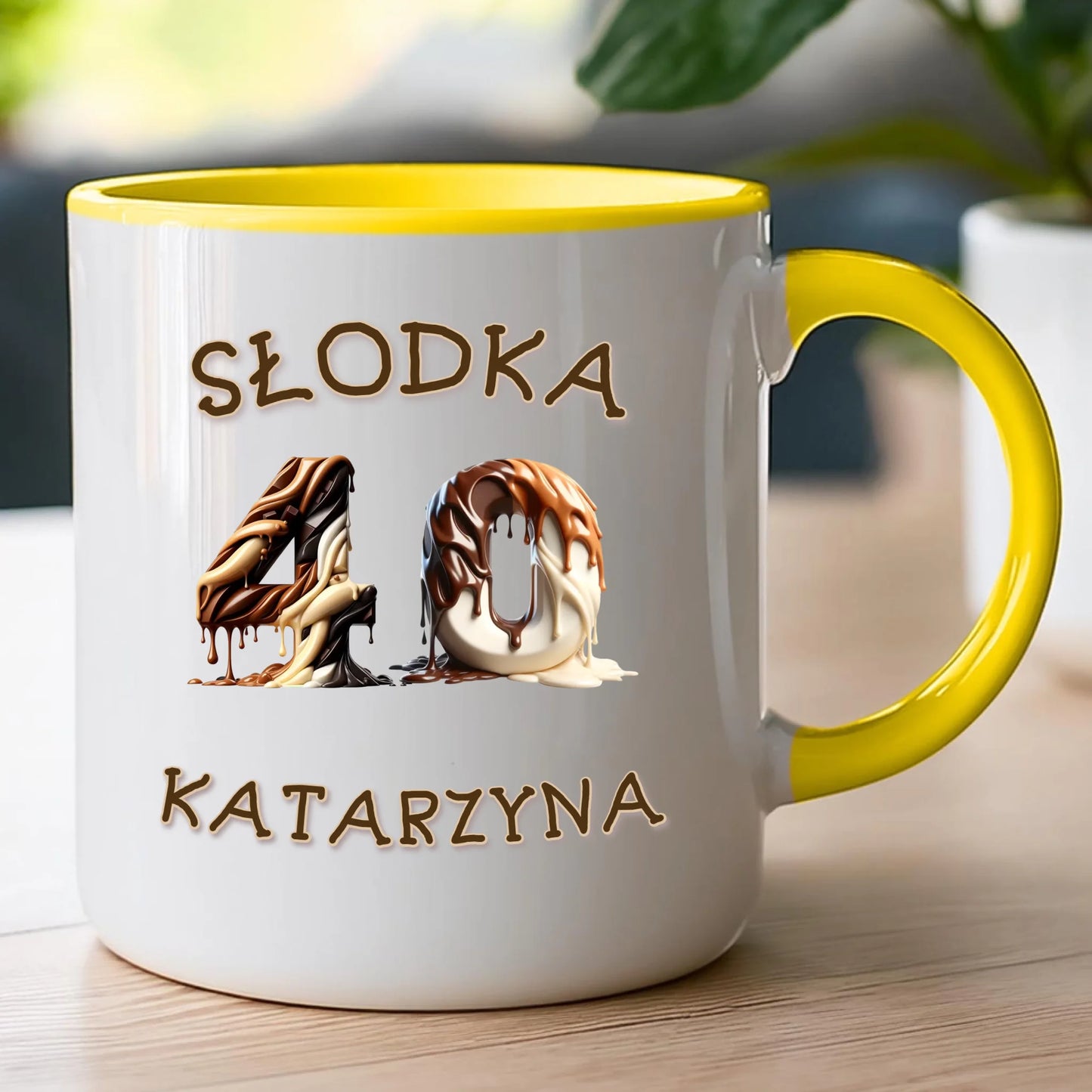 Kubek personalizowany na urodziny - słodkie liczby #5010