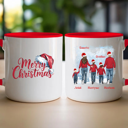 Kubek personalizowany świąteczny dla rodziny #814