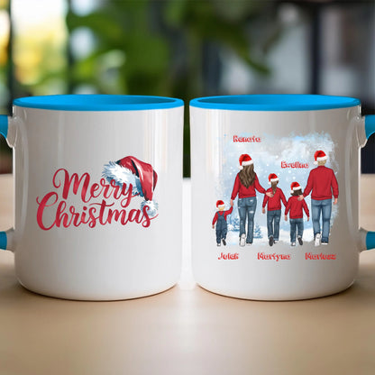 Kubek personalizowany świąteczny dla rodziny #814