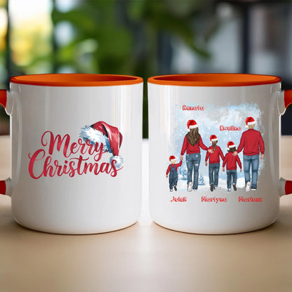 Kubek personalizowany świąteczny dla rodziny #814