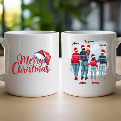 Kubek personalizowany świąteczny dla par #57