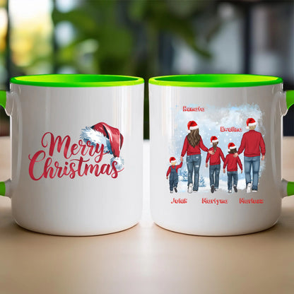 Kubek personalizowany świąteczny dla rodziny #814