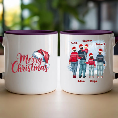 Kubek personalizowany świąteczny dla par #57