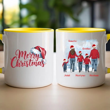 Kubek personalizowany świąteczny dla rodziny #814