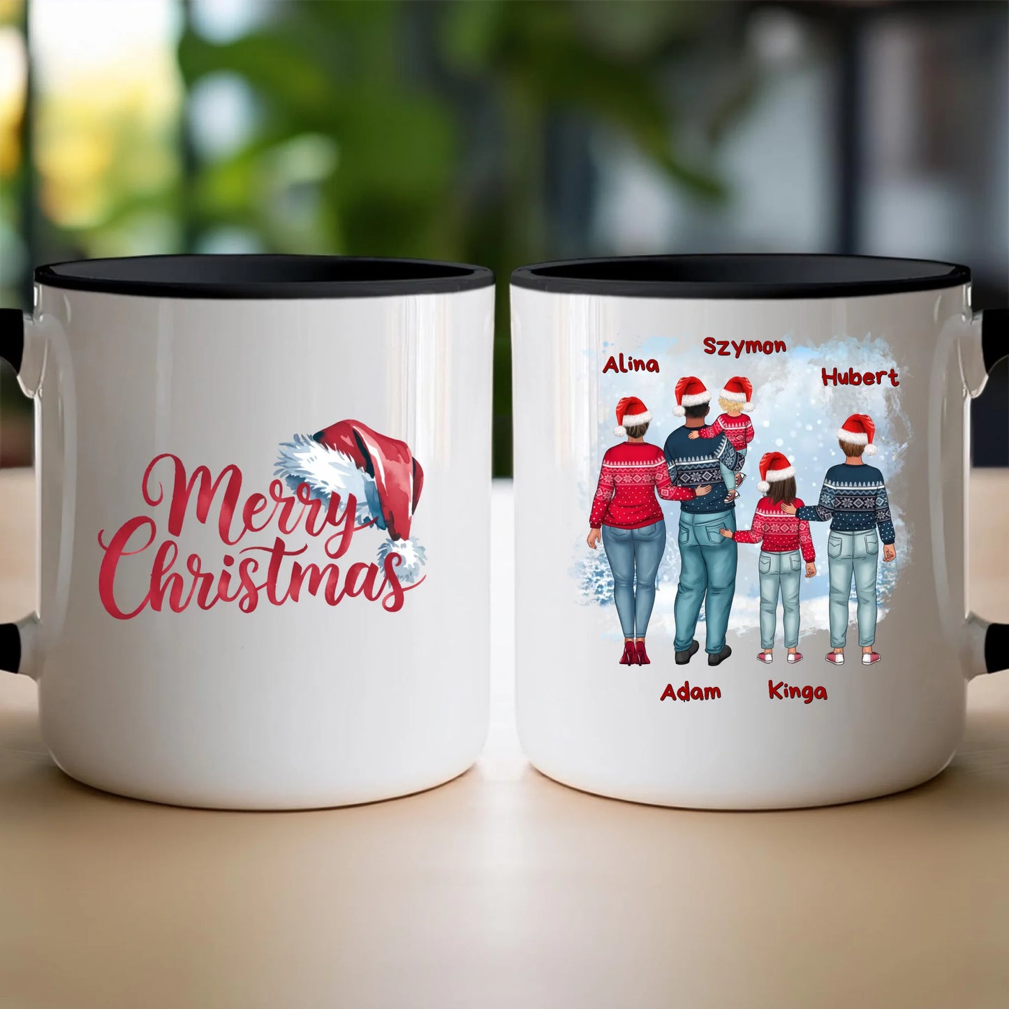 Kubek personalizowany świąteczny dla par #57