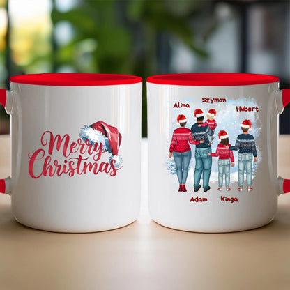 Kubek personalizowany świąteczny dla par #57