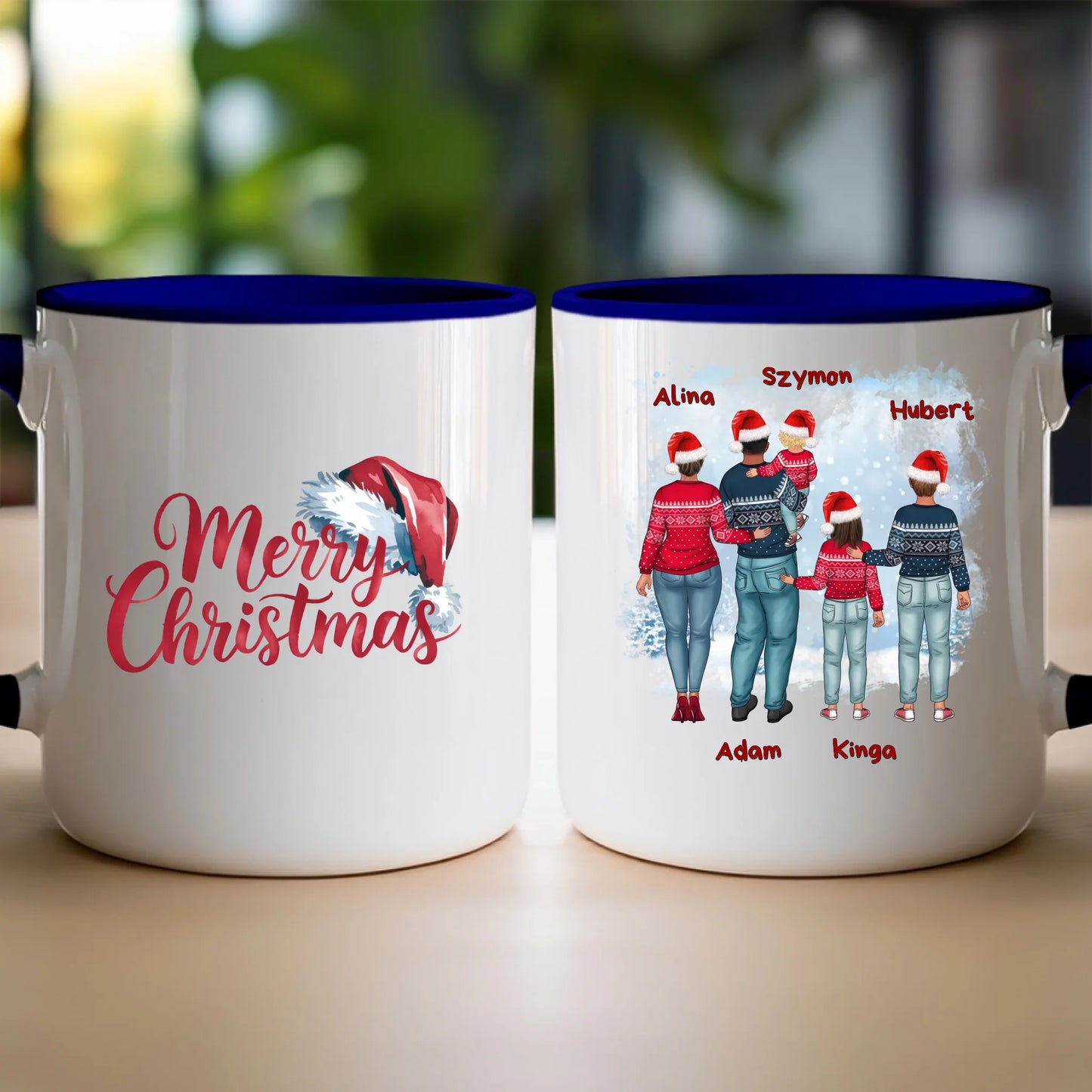 Kubek personalizowany świąteczny dla par #57
