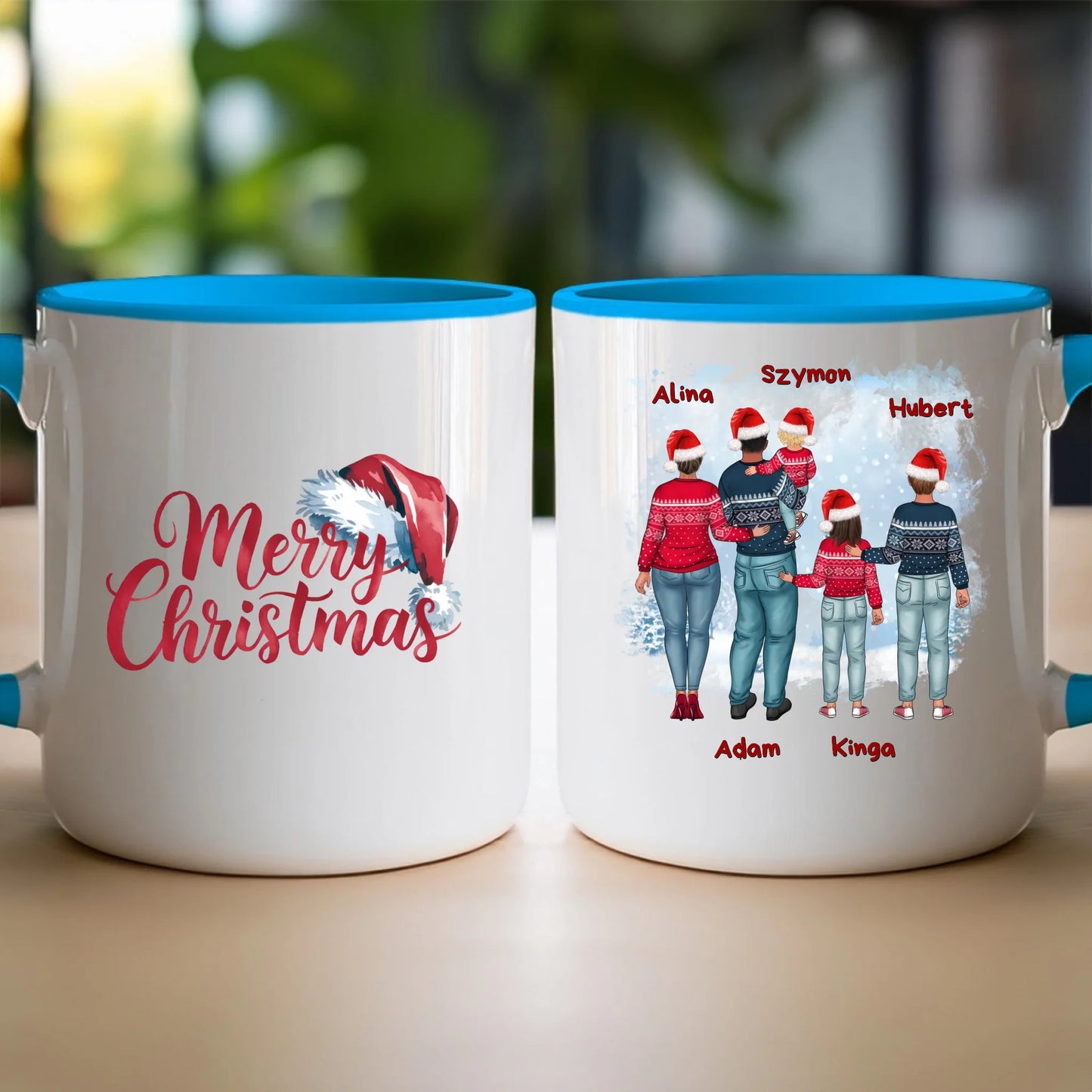 Kubek personalizowany świąteczny dla par #57