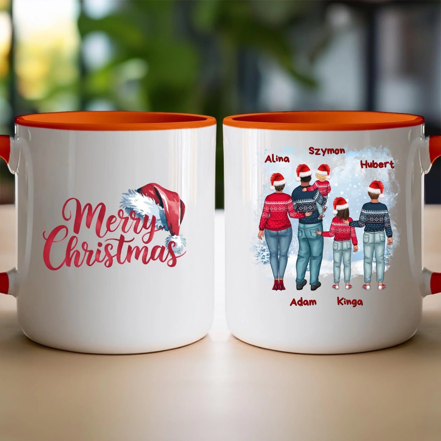 Kubek personalizowany świąteczny dla par #57