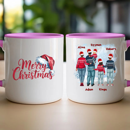Kubek personalizowany świąteczny dla par #57