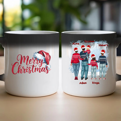 Kubek personalizowany świąteczny dla par #57