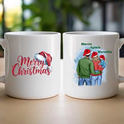 Kubek personalizowany świąteczny dla rodziców #900