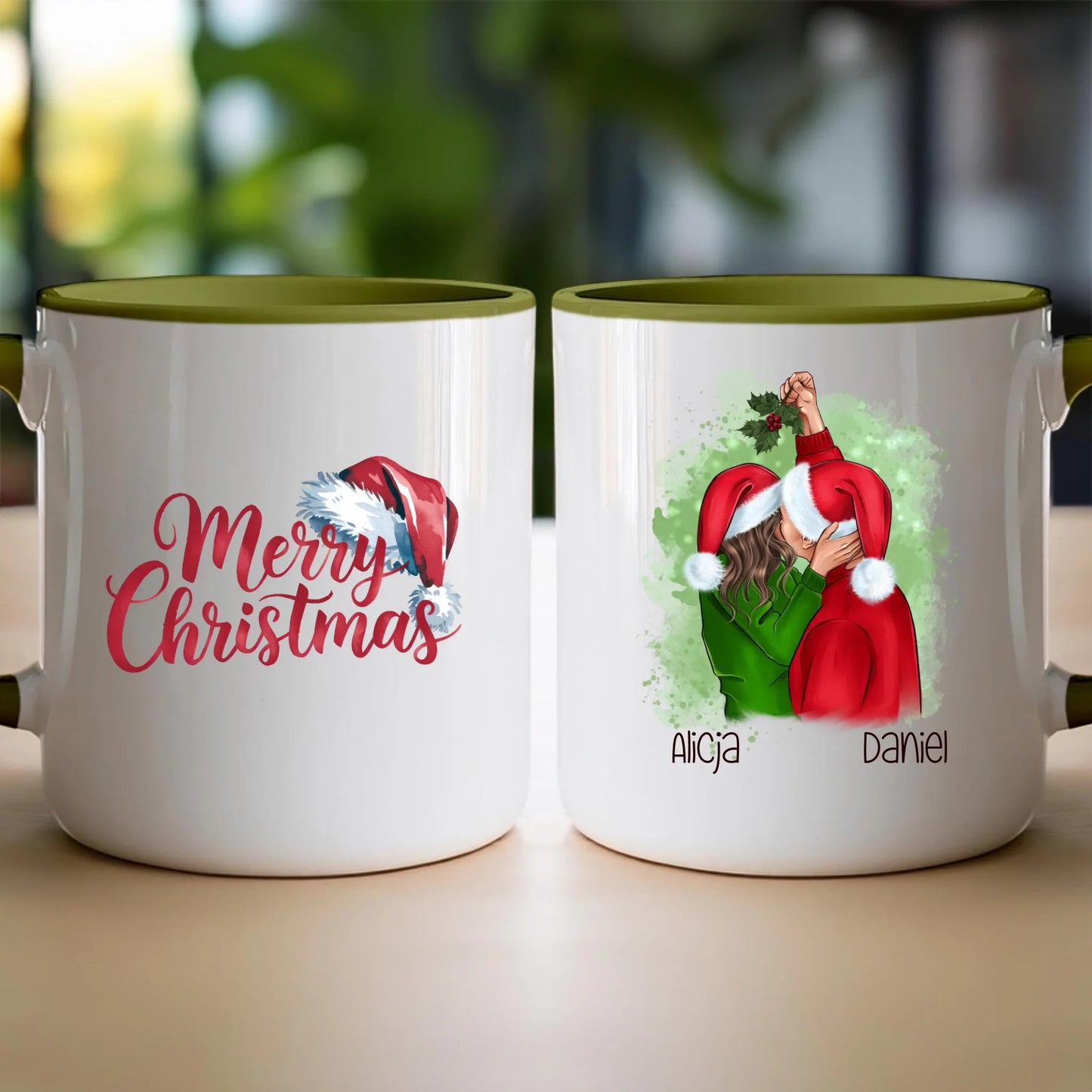 Kubek personalizowany świąteczny dla par #52