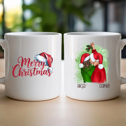 Kubek personalizowany świąteczny dla par #52