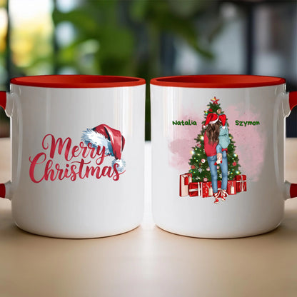 Kubek personalizowany świąteczny dla mamy #301