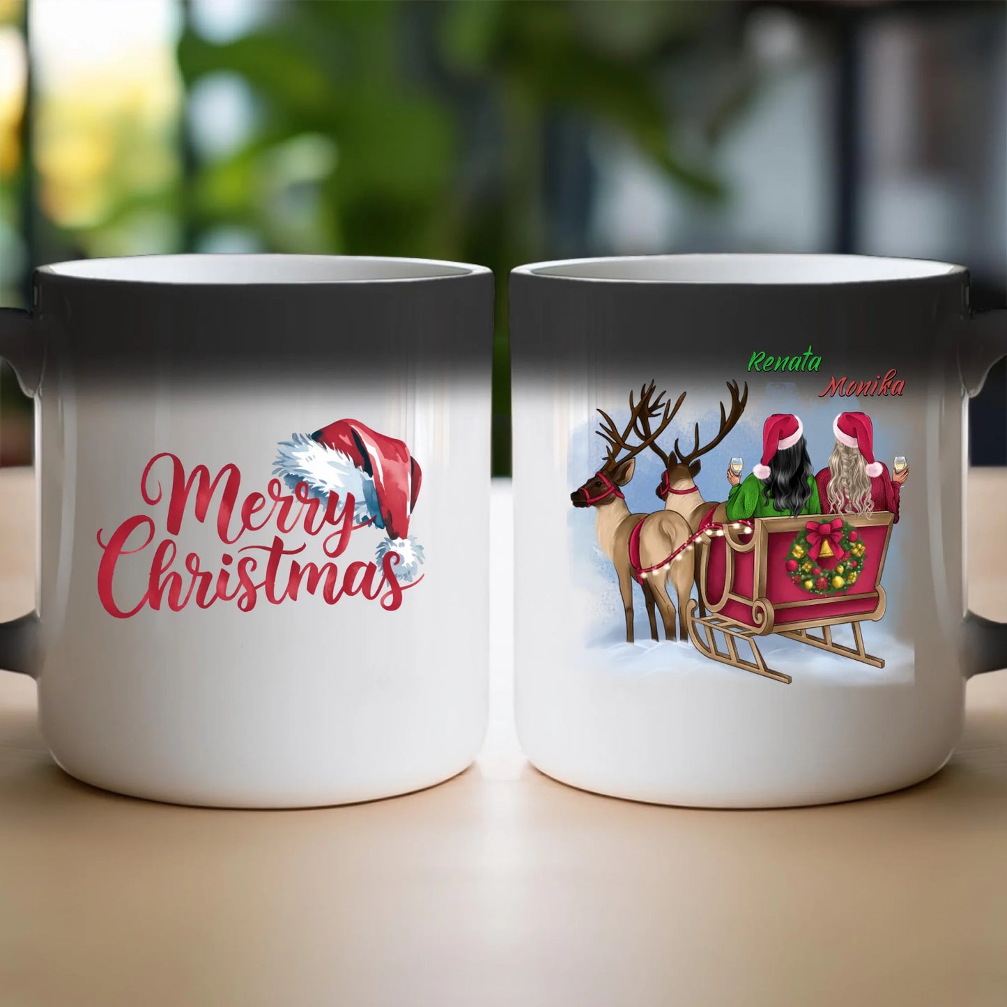 Kubek personalizowany świąteczny dla przyjaciółek #125