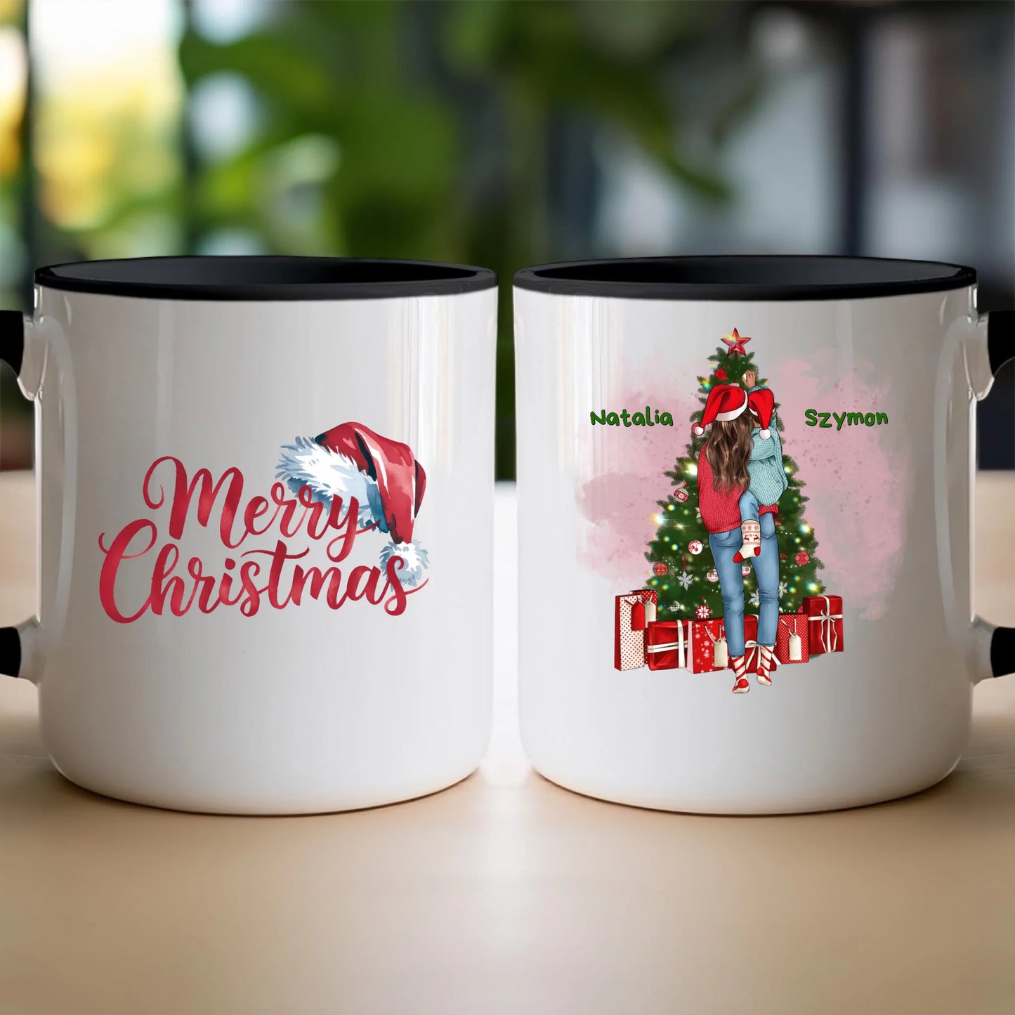 Kubek personalizowany świąteczny dla mamy #301