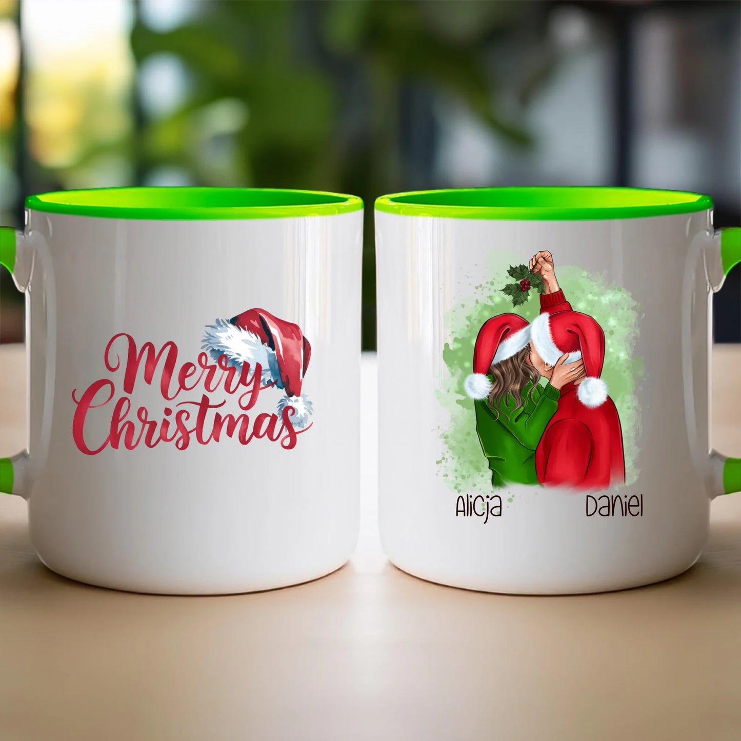 Kubek personalizowany świąteczny dla par #52