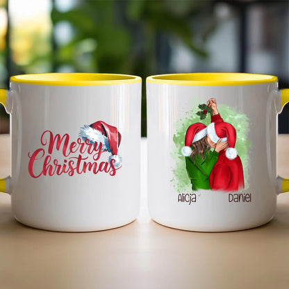 Kubek personalizowany świąteczny dla par #52