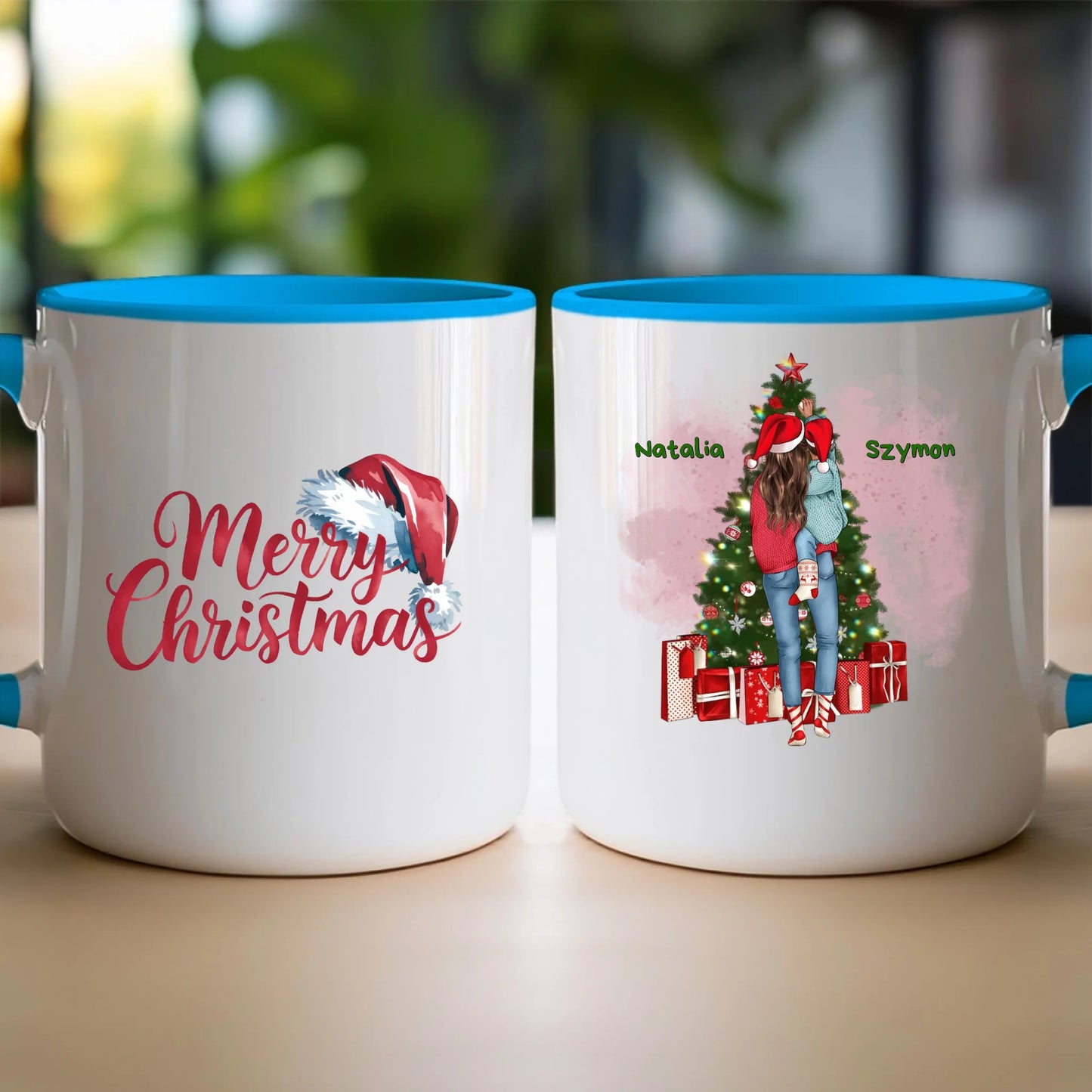 Kubek personalizowany świąteczny dla mamy #301